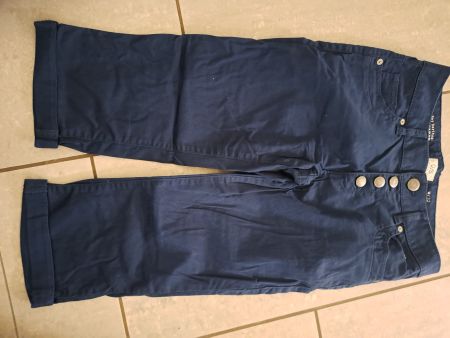 Capri 3/4 Hose dunkelblau Gr. 32 Q/S NEU