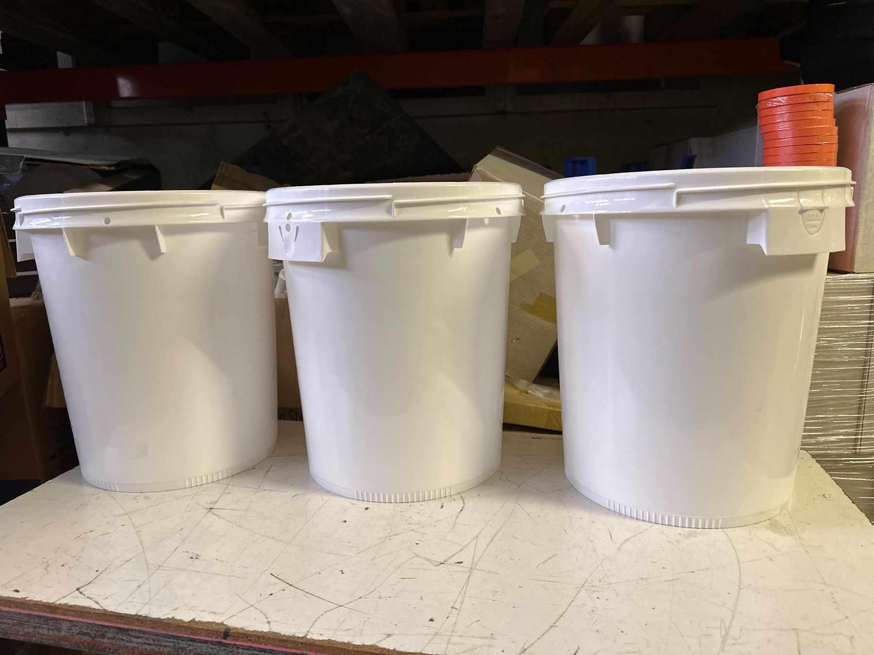 Behälter & Ähnliches: 3Stk.HDPE-Fass, ohne Deckel, 20 Liter – Gebraucht aus Necker von liq24 1