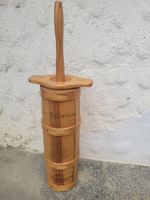 Butterfass aus Holz mit Gravur Jahrgang 1994 Zustand gut