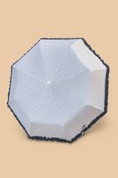 Parapluie kawaï à volants Clayre & Eef noir et blanc à pois
