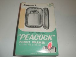 Antiker Handwärmer «Peacock pocket warmer» mit Benzinbetrieb