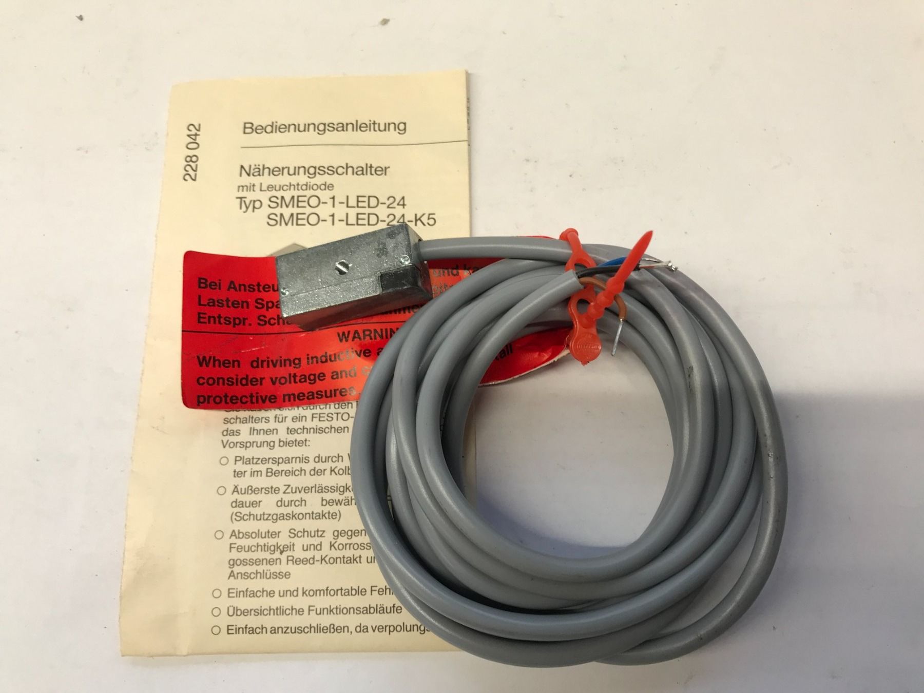 Schalter: Näherungsschalter "Festo" Reed – Neu und originalverpackt aus Küblis von hypofacto 2