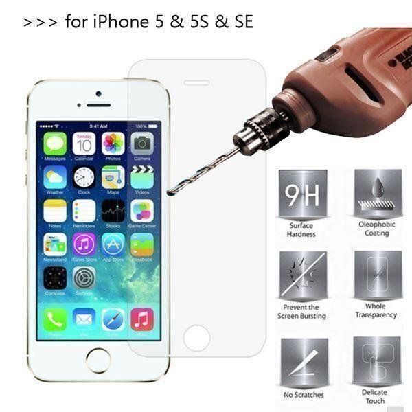 Ritocchi & pellicole di protezione: Panzerglas Schutzfolie iPhone 5 5S 5C SE – Nuovo e nell'imballaggio originale da Achseten venduto da polarw 5