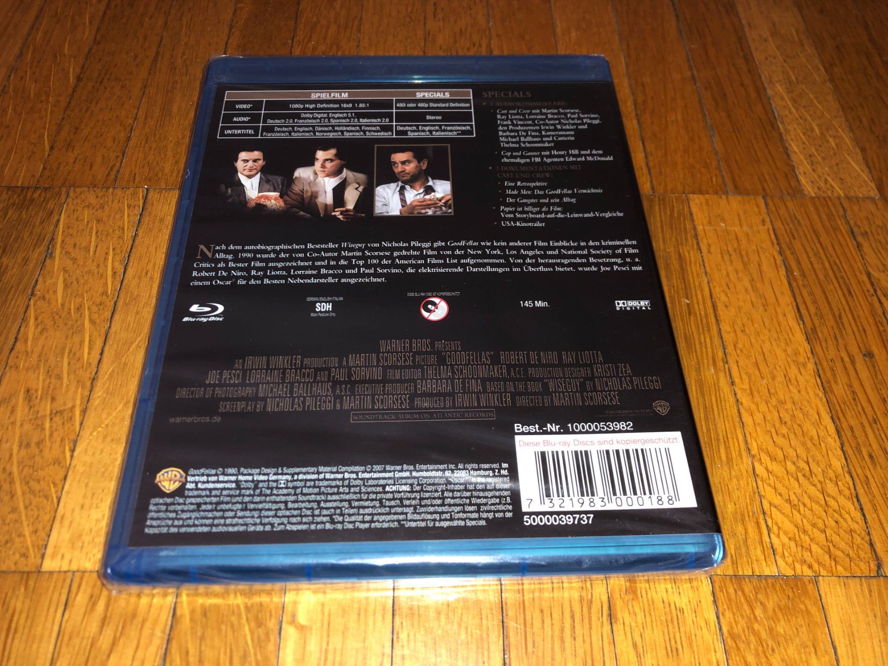 Tutti i DVDs: Goodfellas - BLU-RAY - A - UNCUT – Nuovo e nell'imballaggio originale da Basel venduto da havsok 1
