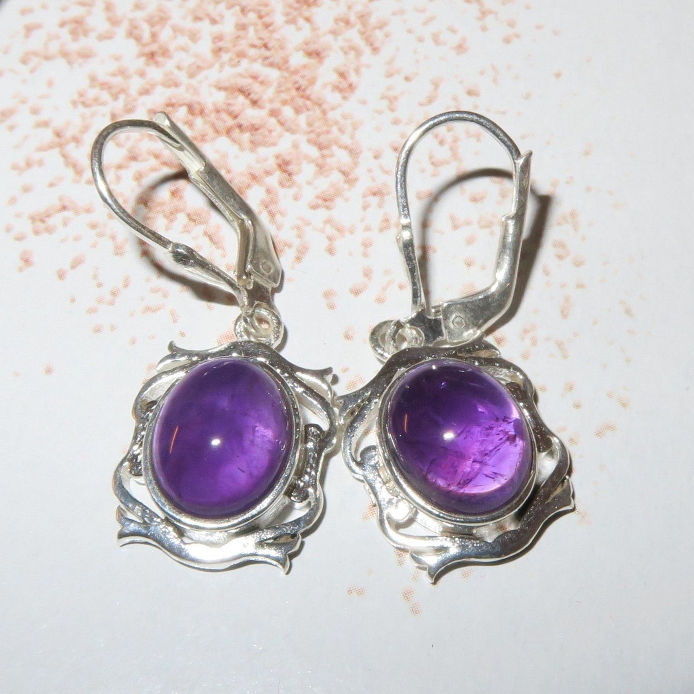 Ohrringe & -stecker: Ohrringe AMETHYST 925 Silber /VP 59,- – Neu (gemäss Beschreibung) aus Visp von steinschmuckwelt
