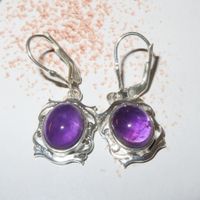 Ohrringe AMETHYST 925 Silber /VP 59,-