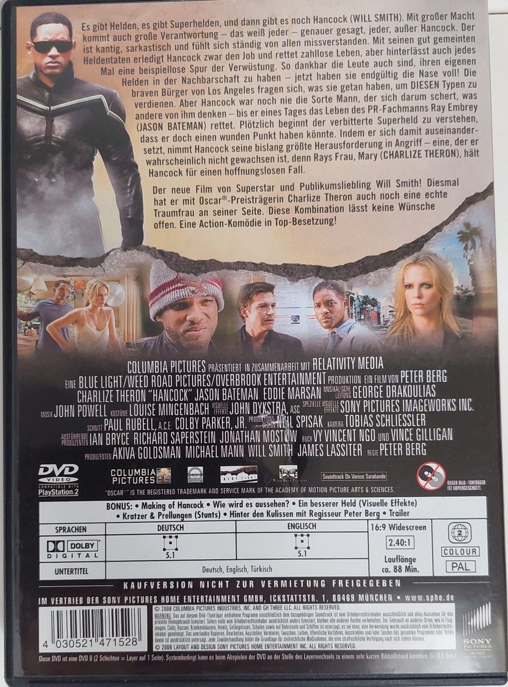 Alle DVDs: 2 DVD mit Will Smith – Gebraucht aus Münchenbuchsee von mummeli 2