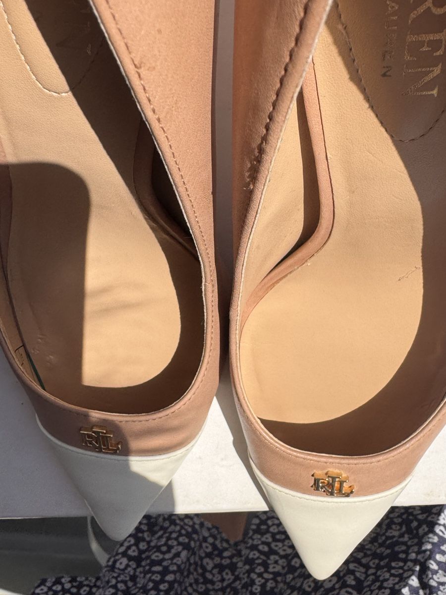 Ralph Lauren Scarpe da donna: Lanette Leather Toe-Cap Pump – Nuovo (secondo la descrizione) da Hergiswil venduto da jam_lfc5 3
