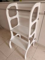 Ette Tete  Lernturm & Kindertisch mit Stuhl (2-in-1), weiss