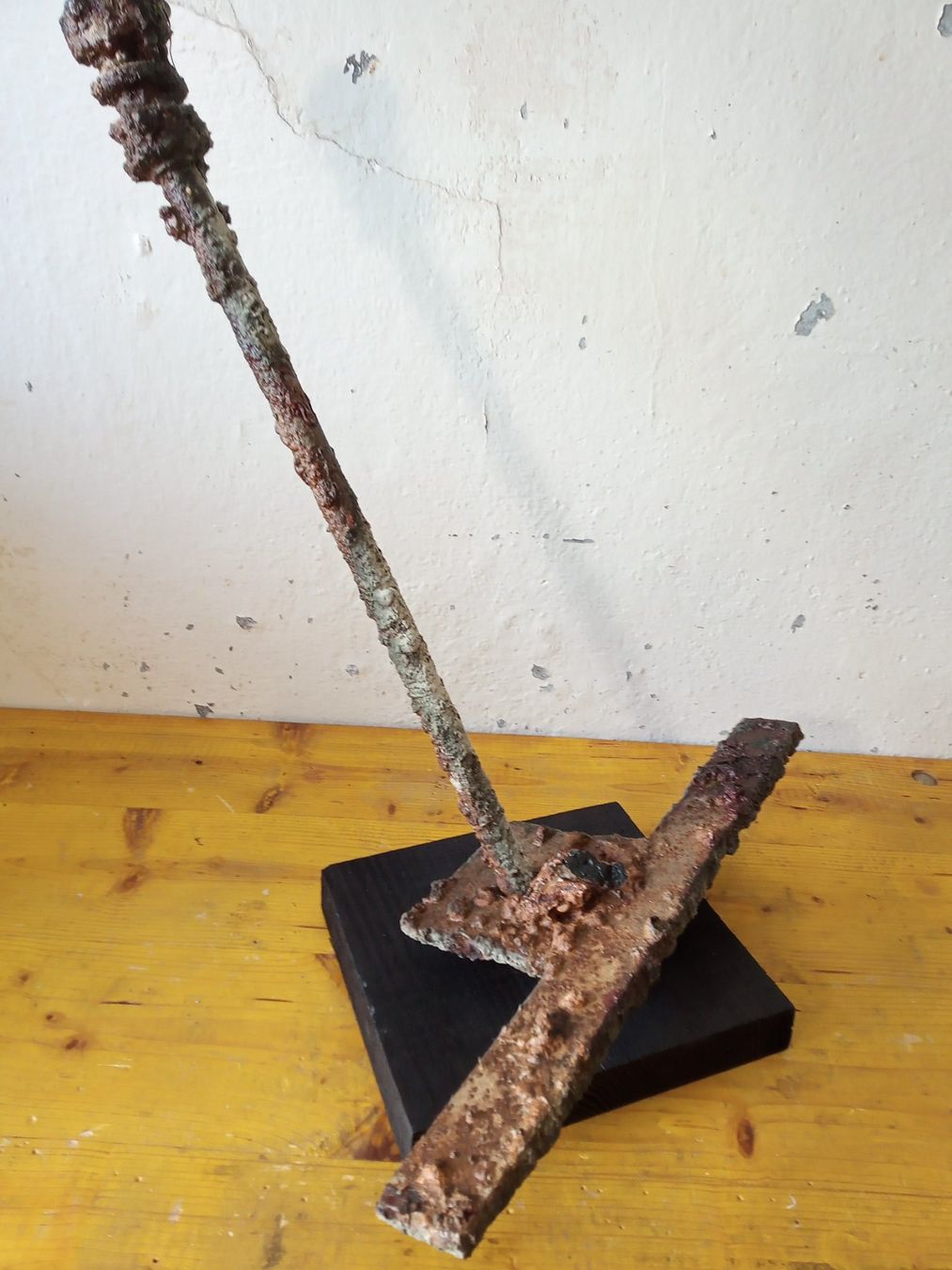 Sculture & Statue: Rostige Abstrakte Metallskulptur Eisenplatte – Usato da Zürich venduto da edi_c2m6 3