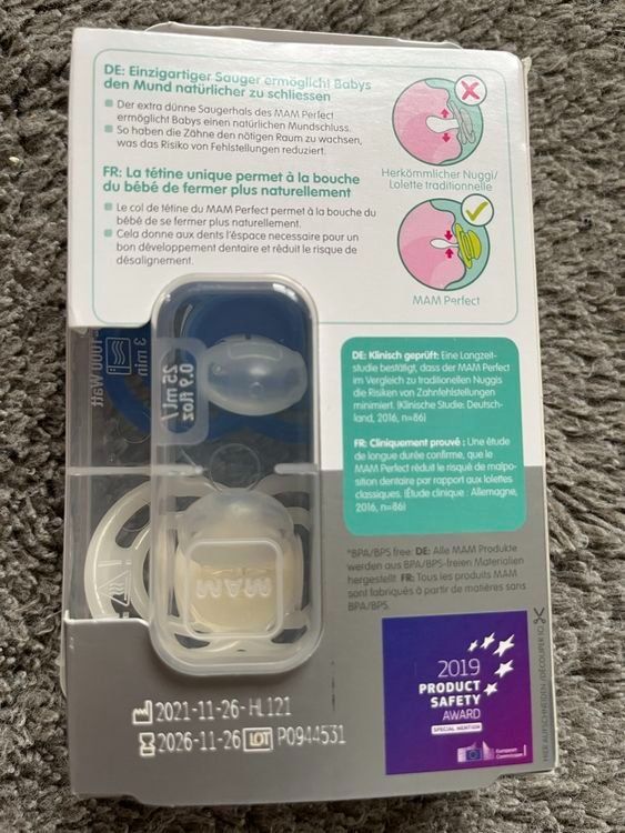Succhiotti & catenelle porta ciuccio: Neue MAM Nuggis – Nuovo e nell'imballaggio originale da Wettingen venduto da Nini54 1