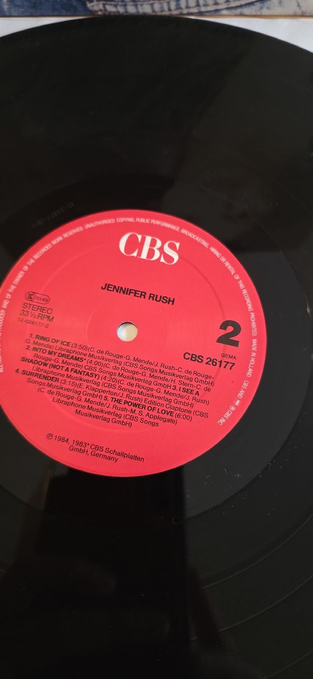 Dischi in vinile: Jennifer Rush -1985 Vg,Vg – Usato da Yvonand venduto da RF-VINYL 5