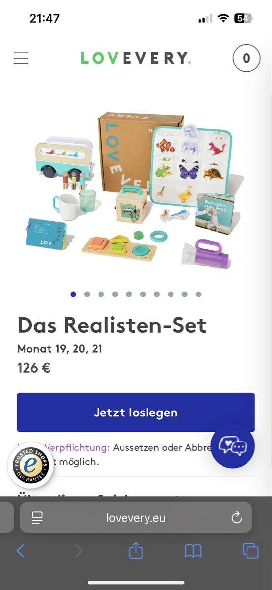 Giocattoli: Lovevery Set - the Realist/Realisten-Set – Usato da Winterthur venduto da Adracir_ZH 3
