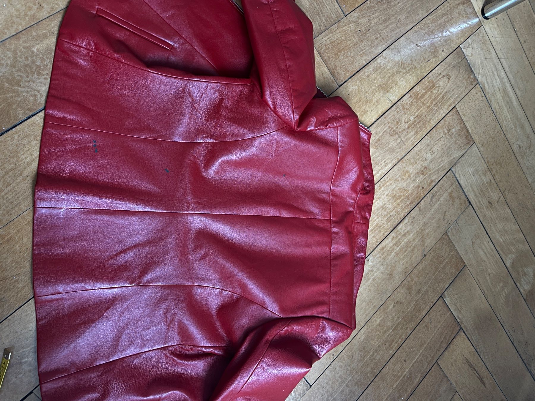 Giacche: Rote Vintage Echtlederjacke – Nuovo (secondo la descrizione) da Luzern venduto da w.welihodska 7