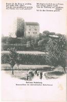 HABSBURG, alte, belebte AK mit Versen