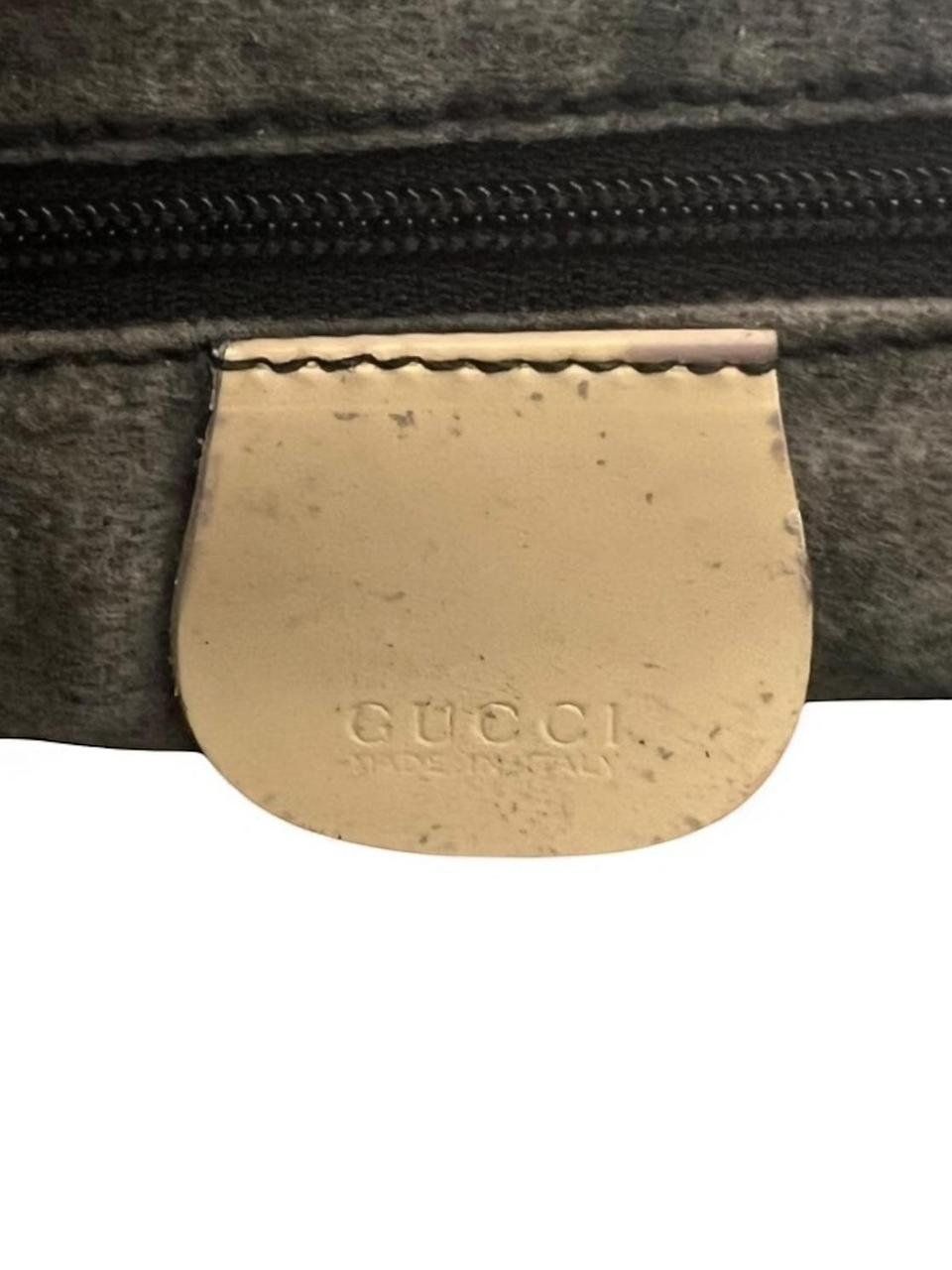 Gucci Borse: White GUCCI shoulder bag with black logo – Usato da Luzern venduto da aramayashop 3