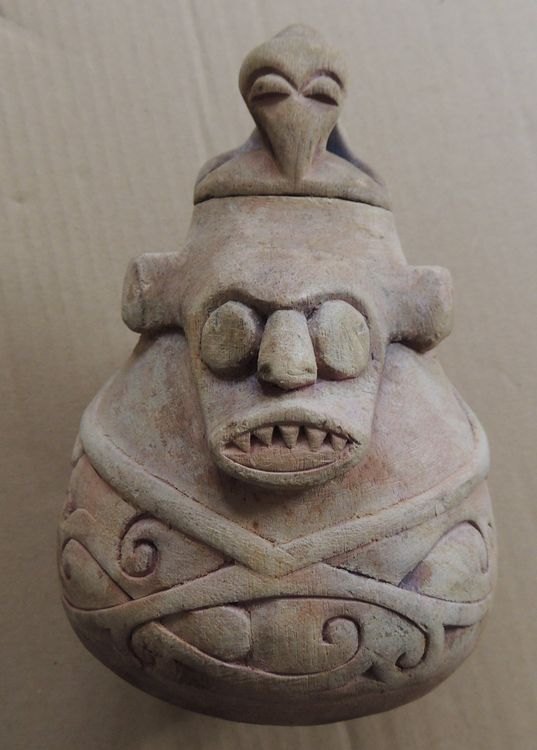 Shaman medicine container Modang Dayak Borneo Tribal art | Kaufen auf ...