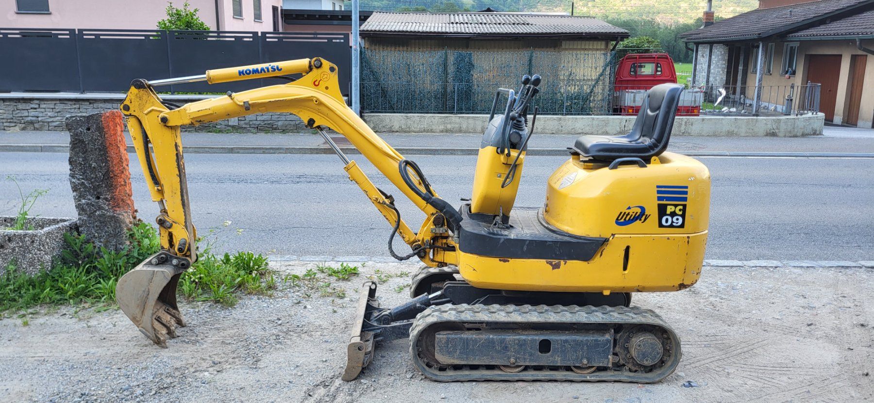 Komatsu Escavatori: Minibagger Komatsu PC009-1 – Usato da Preonzo venduto da Baumech 2