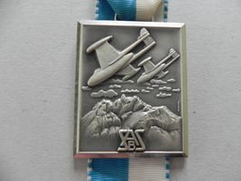 Medaille Schweiz CH Militär Armee Flugzeug Vampir 1981