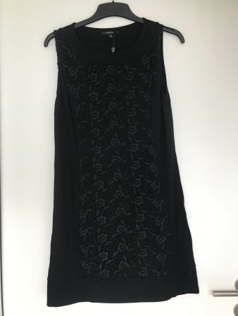 Schickes, schwarzes Kleid von Comma, Grösse 38