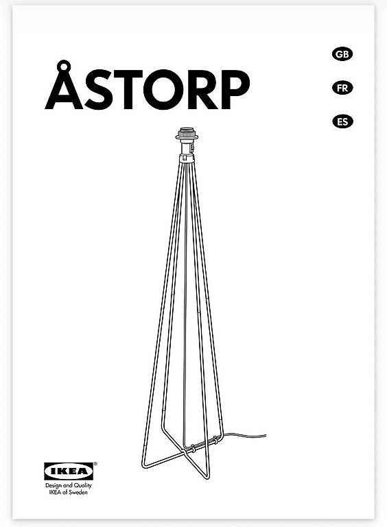 Lampes: IKEA ÅSTORP Stehlampe – D'occasion à Winterthur par sto_n6lj 2