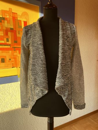 ⭐️ Cardigan grau Gr. M Bolero Überwurf grau Basic