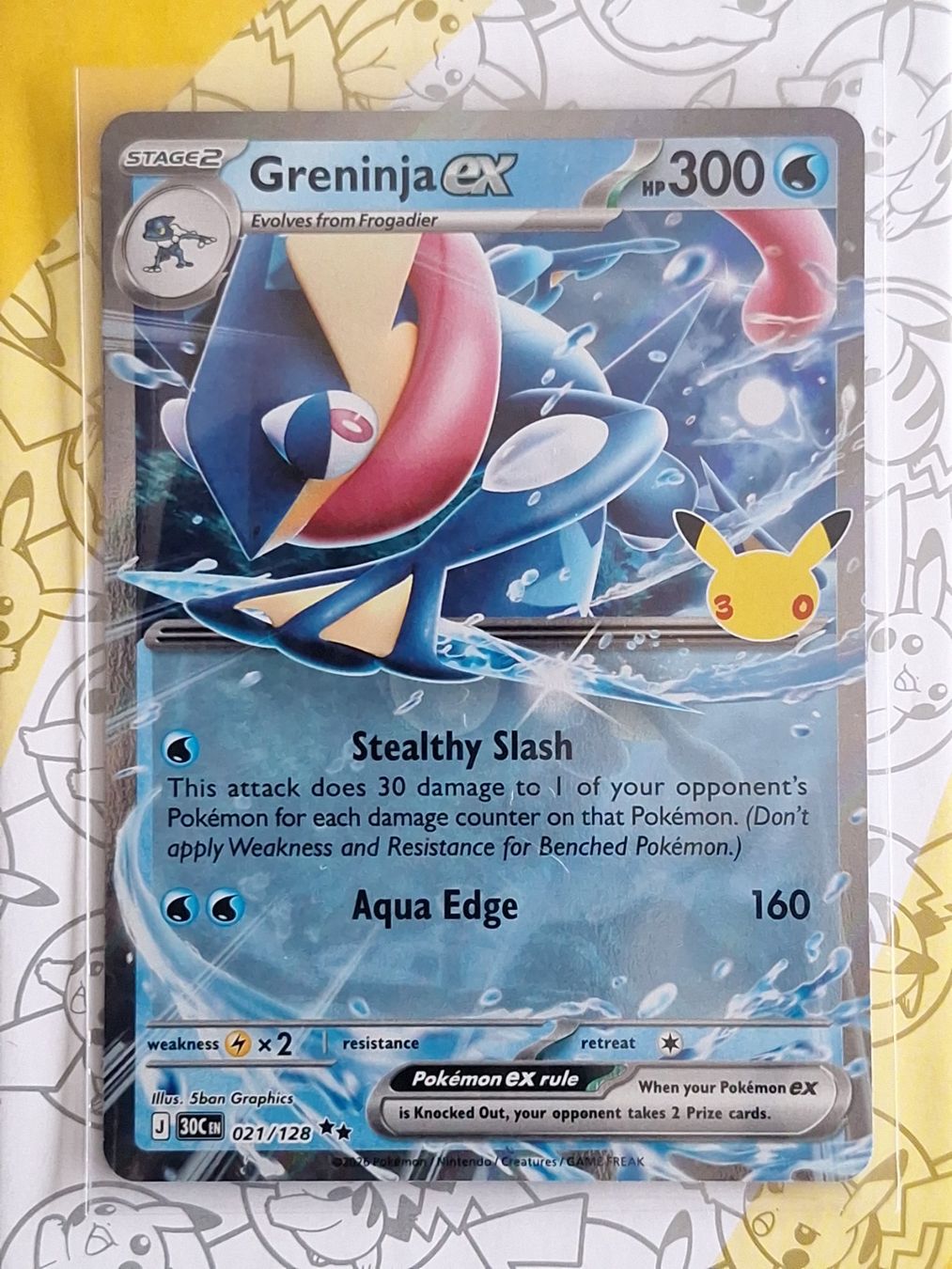 Pokémon Carte collezionabili: Greninja Ex - 30th Celebration – Usato da Altstätten SG venduto da GGsGameshop