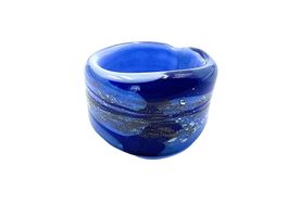 Ring Murano Glas G 56 Breite 17mm