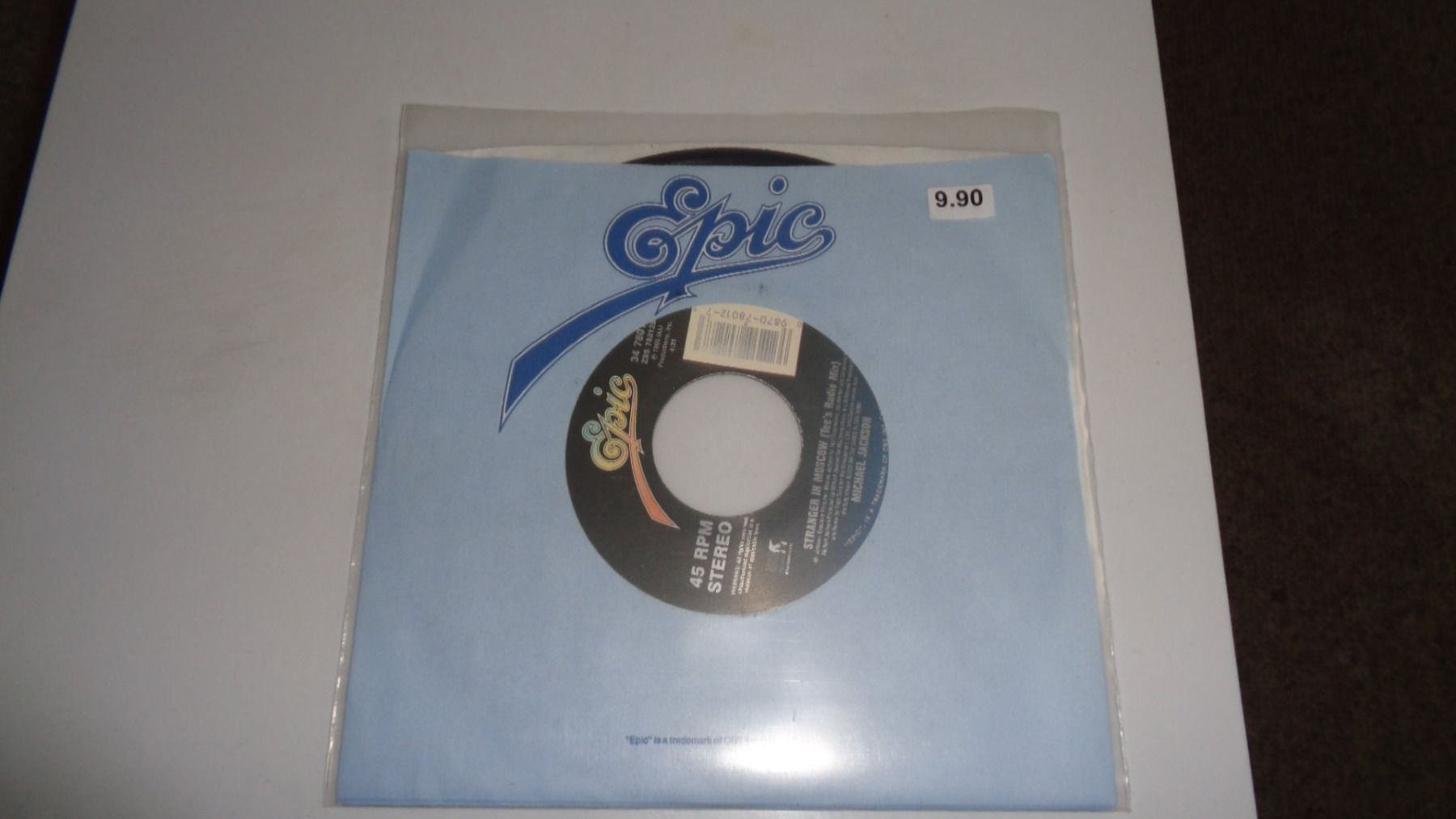 Dischi in vinile: Michael Jackson-stranger in moscow 7"single – Nuovo (secondo la descrizione) da Bremgarten AG venduto da musiccollector