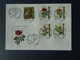 2002 Pro Juventute FDC mit ET-Voll