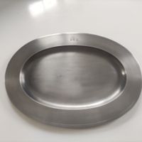 John Somers Zinnteller, Servierteller mit Beutel, über 2kg