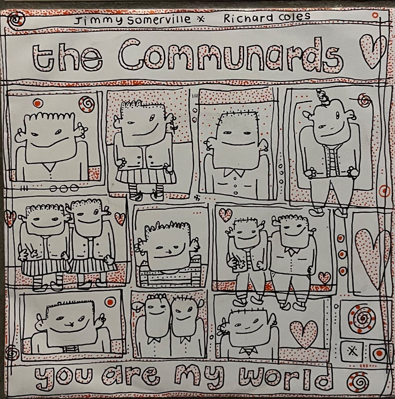 Vinyles: THE COMMUNARDS - YOU ARE MY WORLD – D'occasion à Bussigny par vinyl-pas-cher