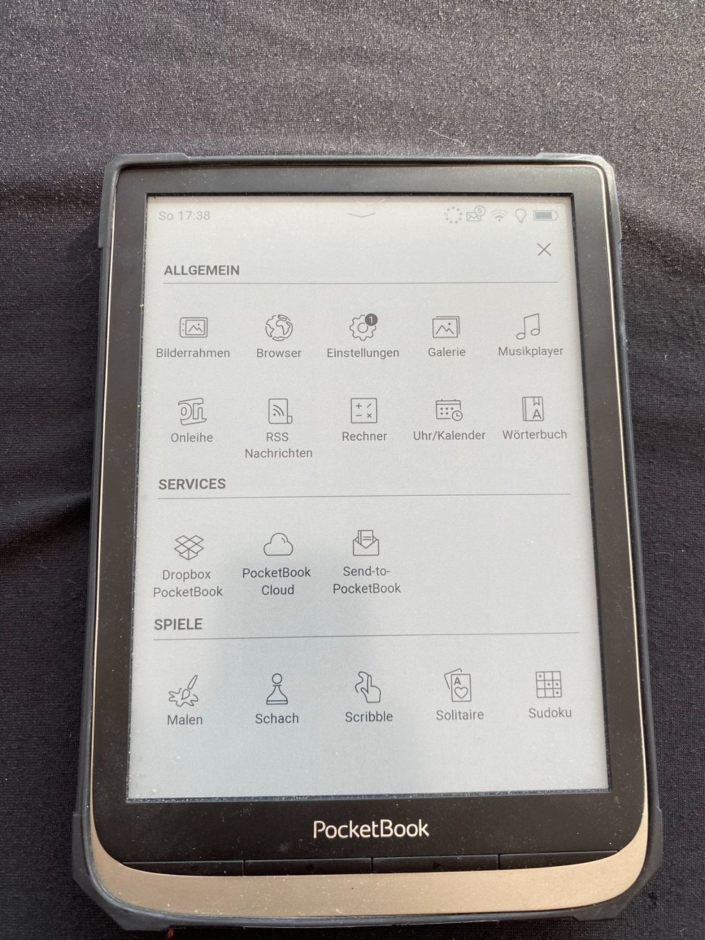 PocketBook Tablet PC: PocketBook InkPad Color 7.8" Farb-E-Reader inkl. Schutzhülle – Usato da Hinteregg venduto da Montgomery55 8