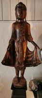 Holz Buddha Statue, Handarbeit, Asiatische Dekoration