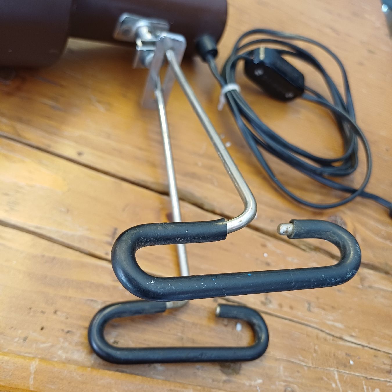 Lampade: Vintage Klemmleuchte braun Lampe – Usato da Merenschwand venduto da Brockinell 3