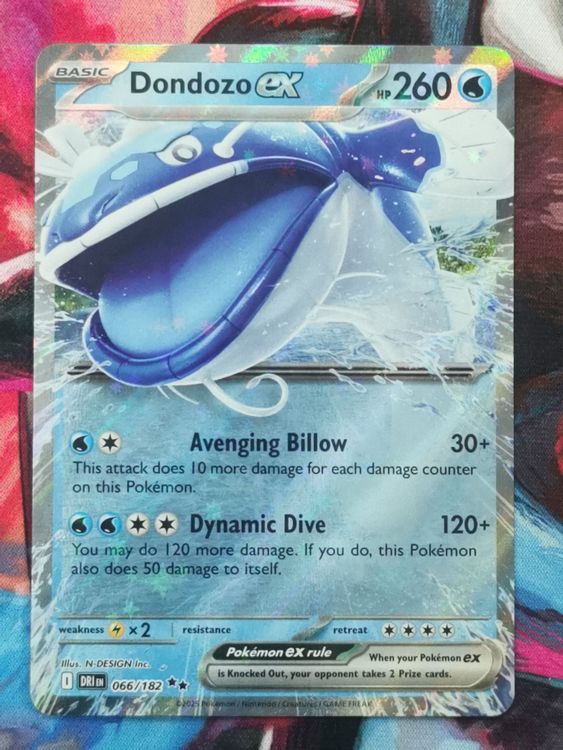 Pokemon Dondozo ex 066/182 Destined Rivals EN (Neuf (Voir description ...
