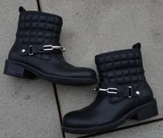 Gaudi Stiefel Gr 39 schwarz Biker-Boot style