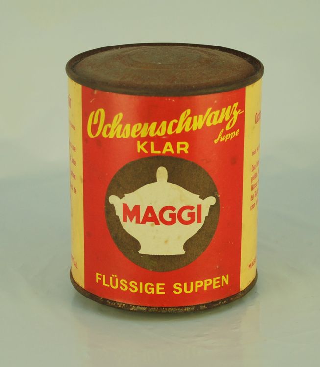 Alte Maggi Ochsenschwanz Suppe Blechdose, noch voll | Kaufen auf Ricardo
