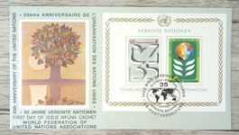TR09 Enveloppe + Timbre Autriche / ONU 1980