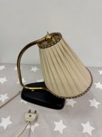 alte Nachttischlampe Tütenform Mid-Century