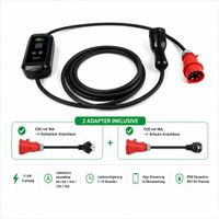 Mobiles Ladekabel E-Auto 11kW Universal-Adapterset NEU & OVP