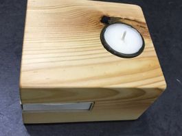 Kerzenhalter aus Holz