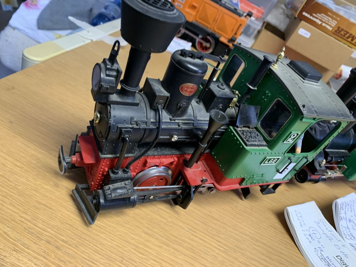 LGB Modellini di ferrovie: 2 LGB Dampfloks mit Lenz Decoder,Nr.2 Läuft,Otto nicht,BöB33 – Usato da Winden venduto da EmilNeu 7