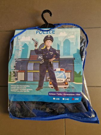 Polizei Kostüm Kinder Grösse 146 - 152