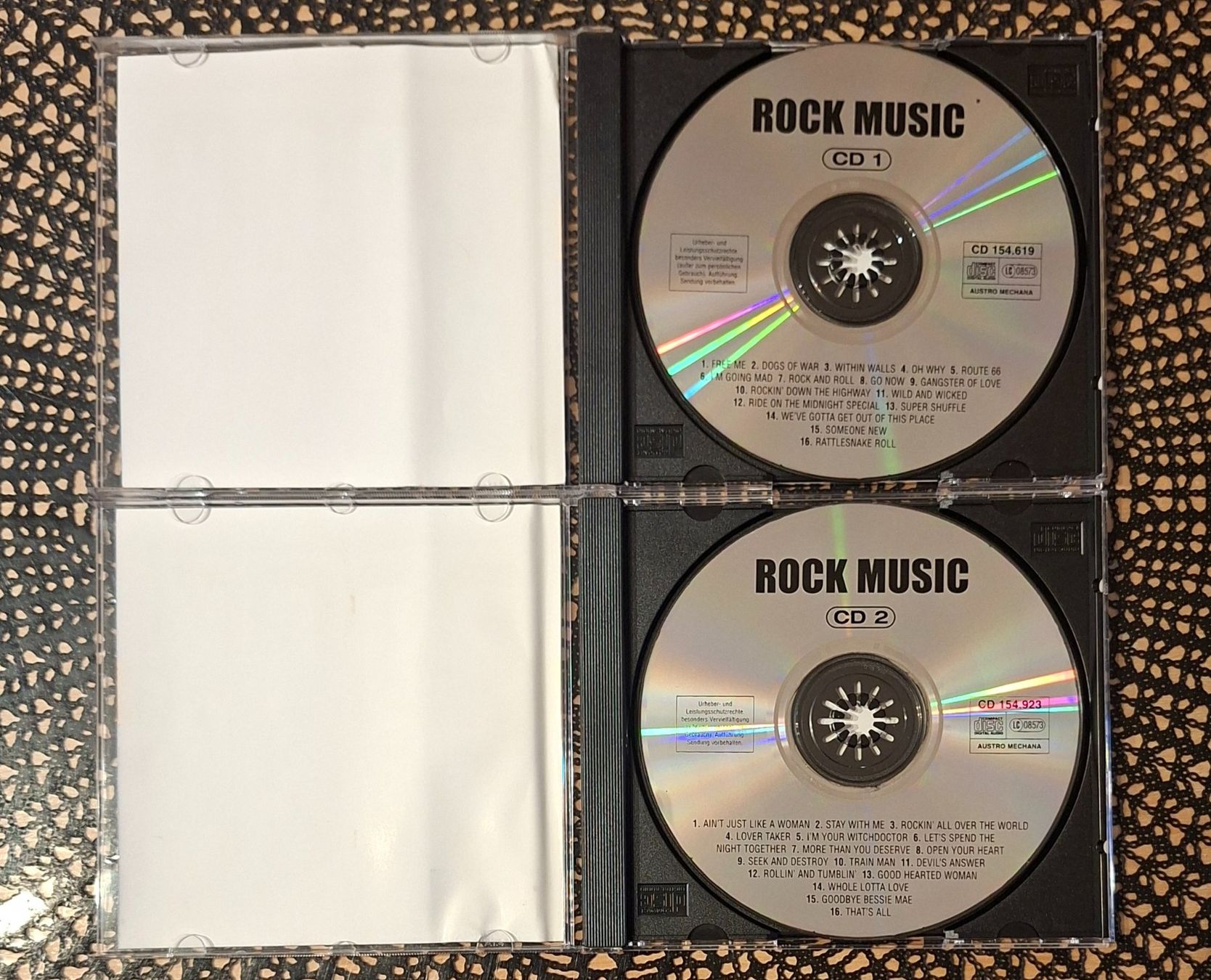 CD: Rock Music 1+2, Classic Rock 2CD Compilation Sampler – Usato da Schönenberg TG venduto da breiti12 2