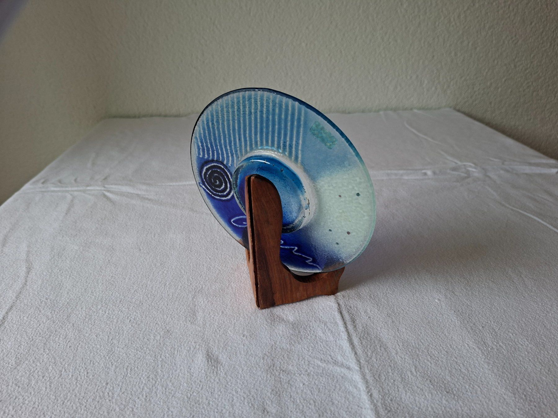 Tutte le decorazioni: Glaskunst von BETTINA EBERLE Glasdesign, mit Holzständer – Usato da Pfäffikon SZ venduto da Frerofra 3