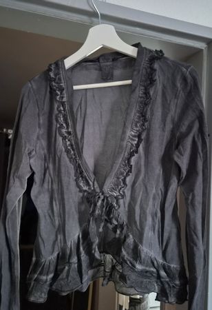 Nile schöne Blusenjacke mit Seide Gr. M