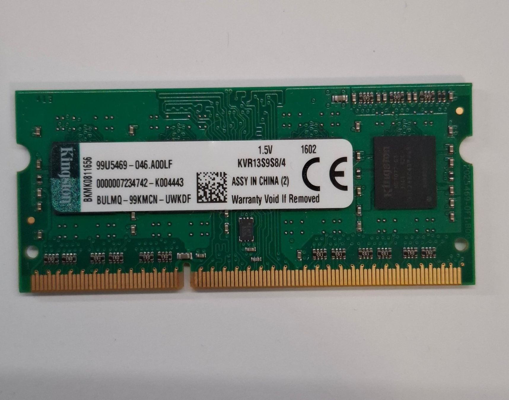 Kingston Memoria / RAM: Kingston RAM 4GB DDR3 – Difettoso da Alpnach Dorf venduto da Dekon20 1