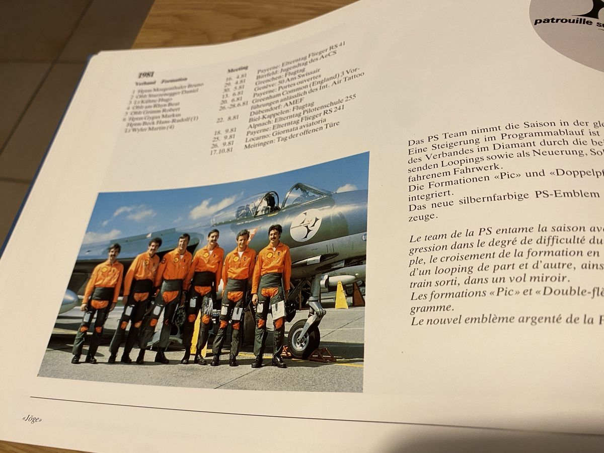Libri: Patrouille Suisse Hunter Buch Pellanda – Usato da Buochs venduto da snowman07 9