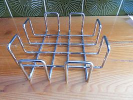 klassischer Serviettenhalter Metall massiv quadratisch